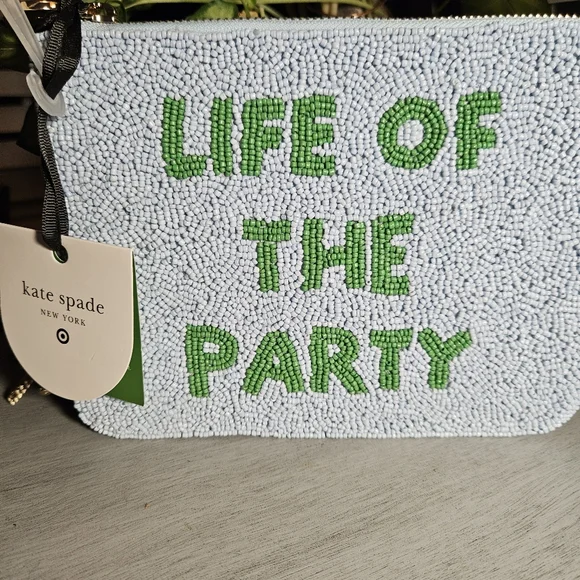 kate spade new york x Target Life of the Party BeadedClutch - Blue/Green - Picture 5 of 6